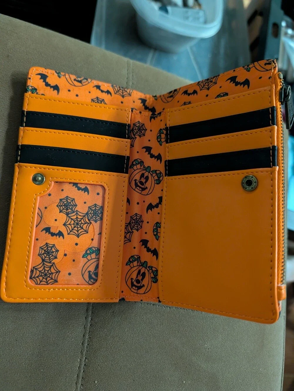 Loungefly Black & Orange Pumpkin Wallet